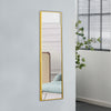 Sleek Full-Length Aluminum Mirror