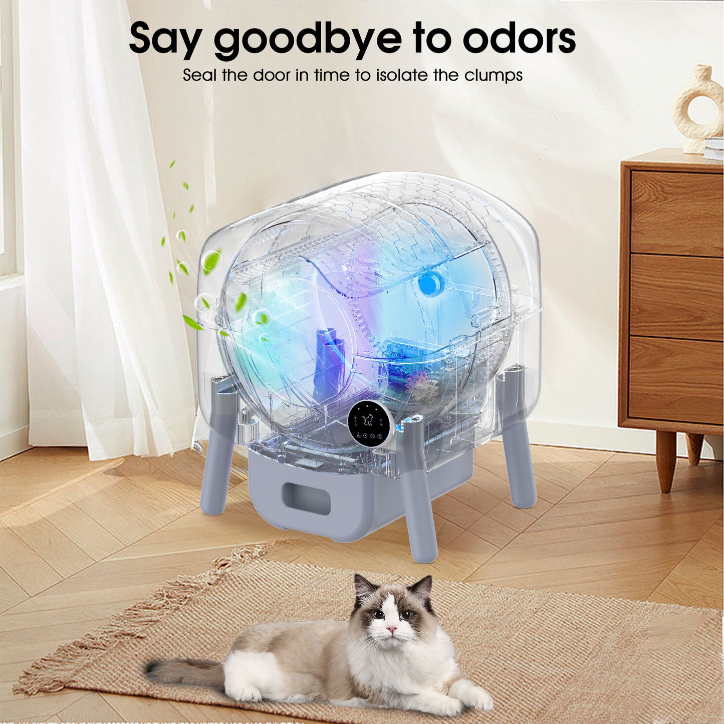 Smart Self-Cleaning Cat Litter Box