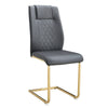 Chic Gold-Legged Dining Chairs Set