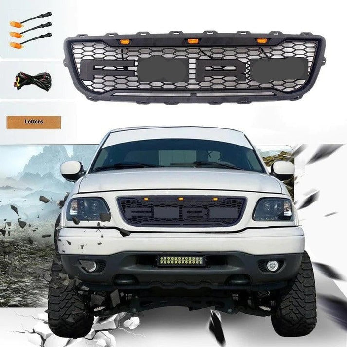 Raptor LED Front Grill for F150 - Matte Black Vibes