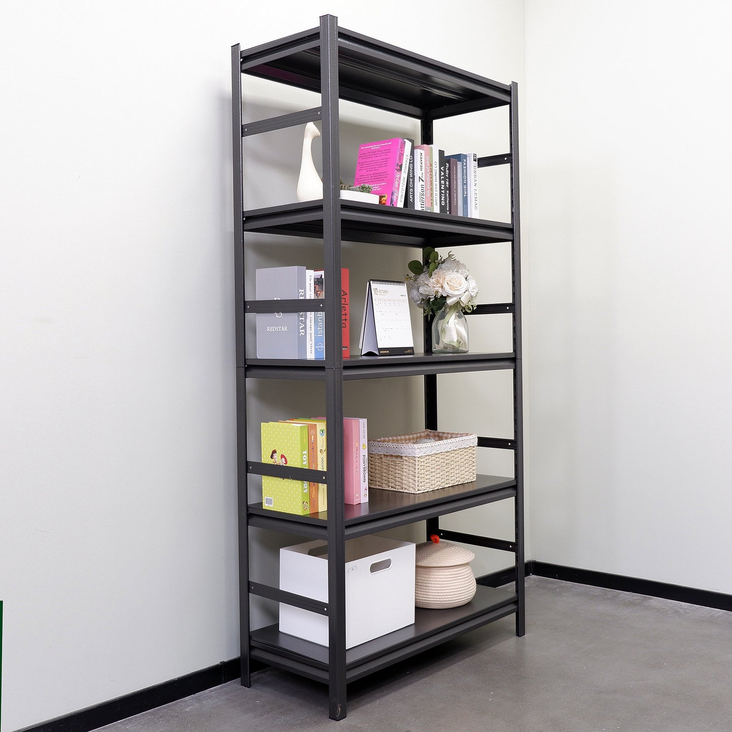 Sturdy Adjustable Metal Shelves - Perfect for Kitchen, Garage & More!