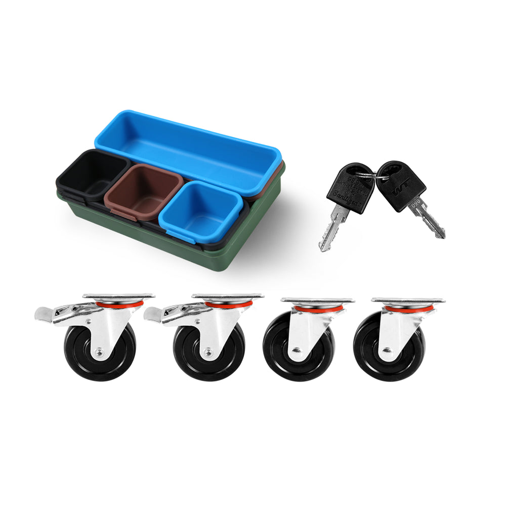 Rolling Tool Organizer - Handy Storage on Wheels