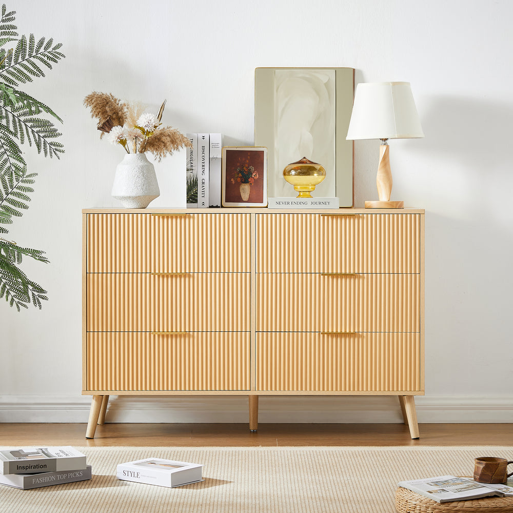 Wavy Wood Dresser for Kids and More