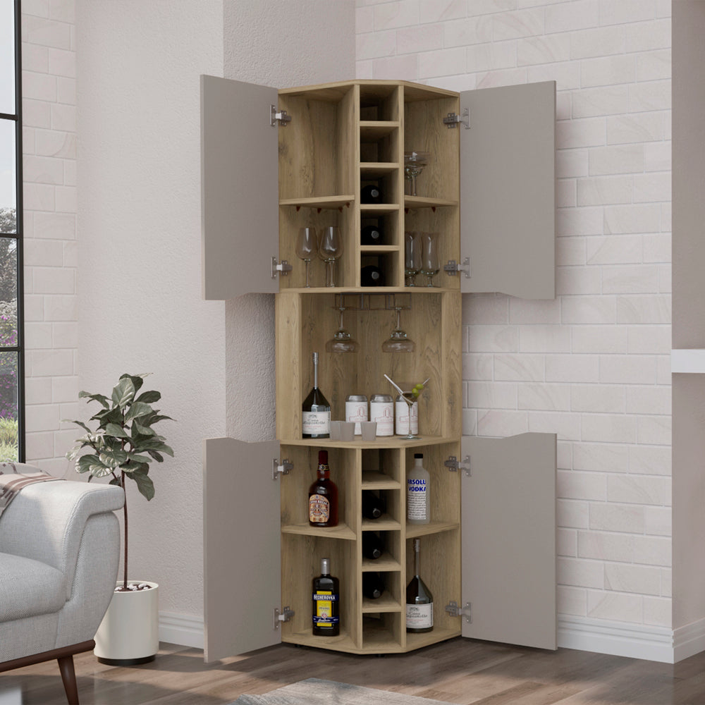 Chic Corner Wine Cabinet