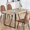 Rustic Industrial Wood Dining Table for Cozy Gatherings