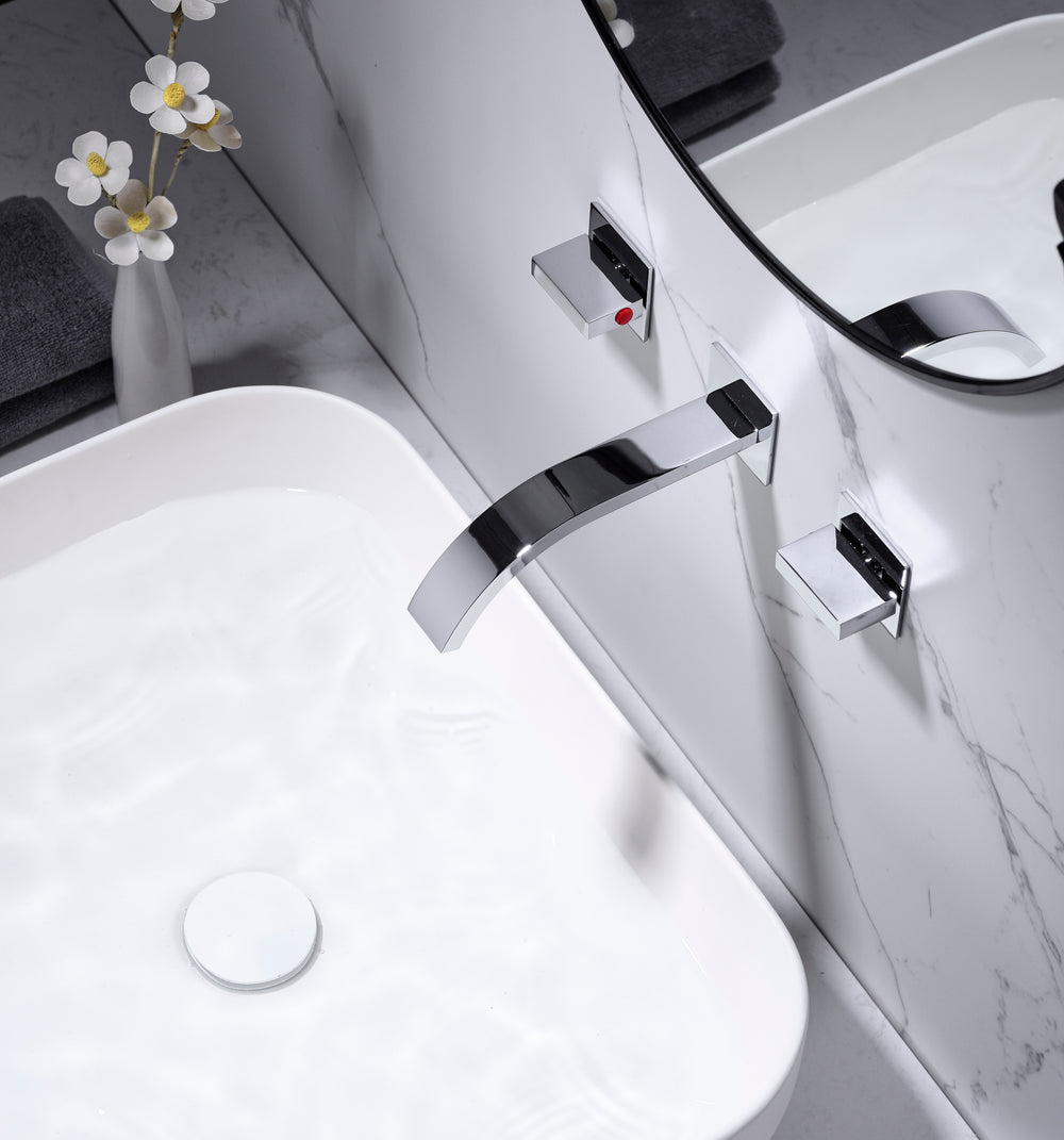 Sumerain Stylish Wall Mount Bathroom Faucet