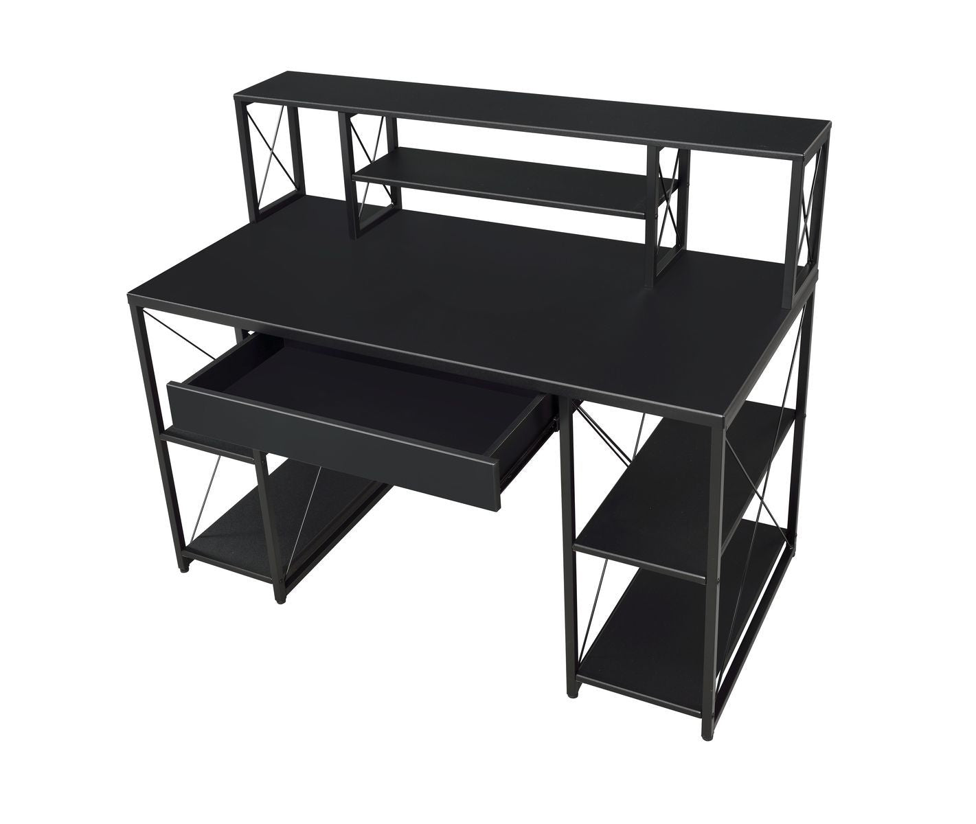 Sleek Black Amiel Desk