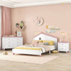 Charming White & Pink Bedroom Set