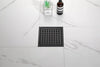 Stylish Square Shower Drain with Removable Grate