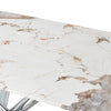 Chic Marble-Top Dining Table