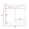 Smokey Oak Utility Sink & Cabinet Combo