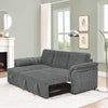 Cozy Convertible Corduroy Sectional Sofa with Storage and Recline