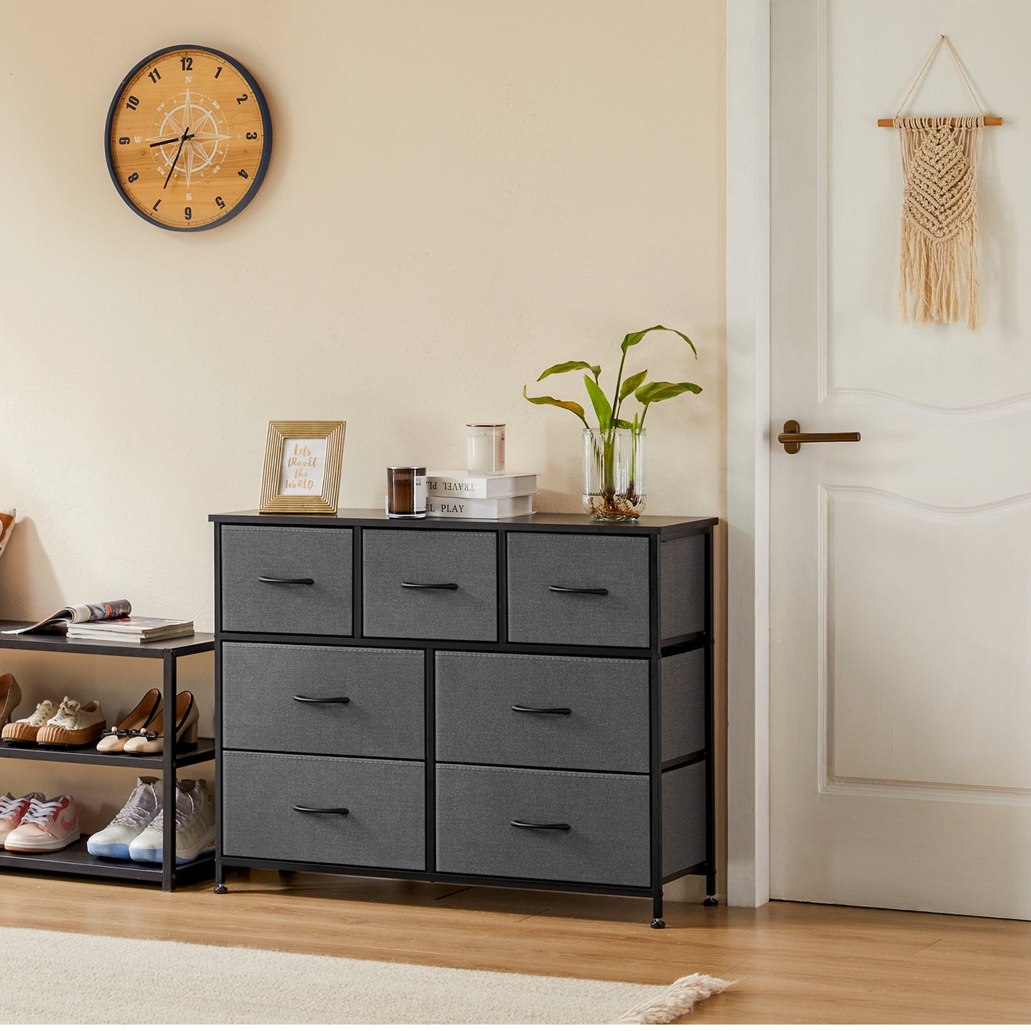 Stylish Gray Wardrobe Lockers