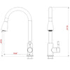 Sleek Pull-Down Kitchen Faucet with Sprayer