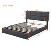 Stylish Queen Bed Set with Hidden Storage