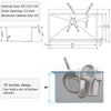 Sleek Stainless Steel Drop-In Kitchen Sink with Workstation Grid