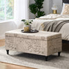Chic Parisian Storage Ottoman