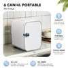 Chill & Heat Mini Fridge - Your Portable Buddy for Food, Drinks, and Skincare!