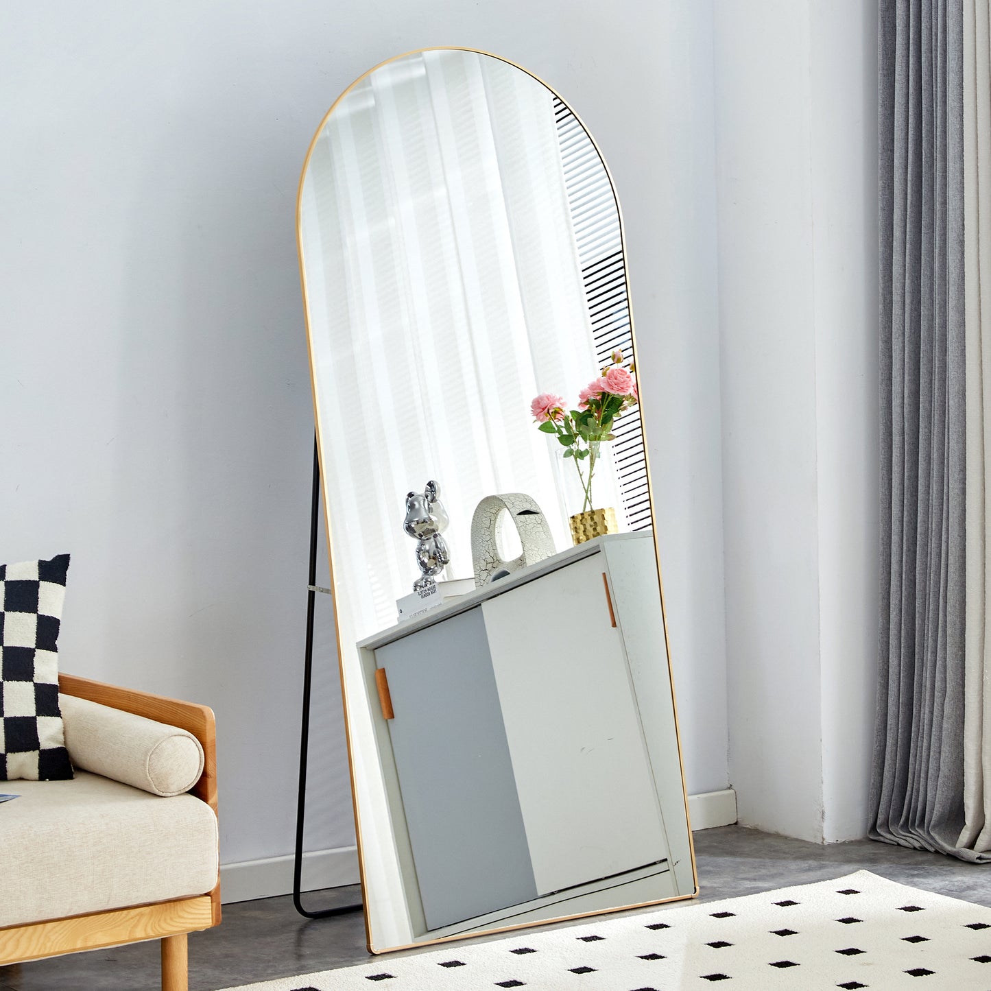 Elegance Arch Full-Length Standing Mirror