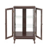 Charming Lighted Curio Cabinet with Glass Doors