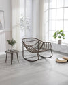 Cozy Rocking Rattan Chair