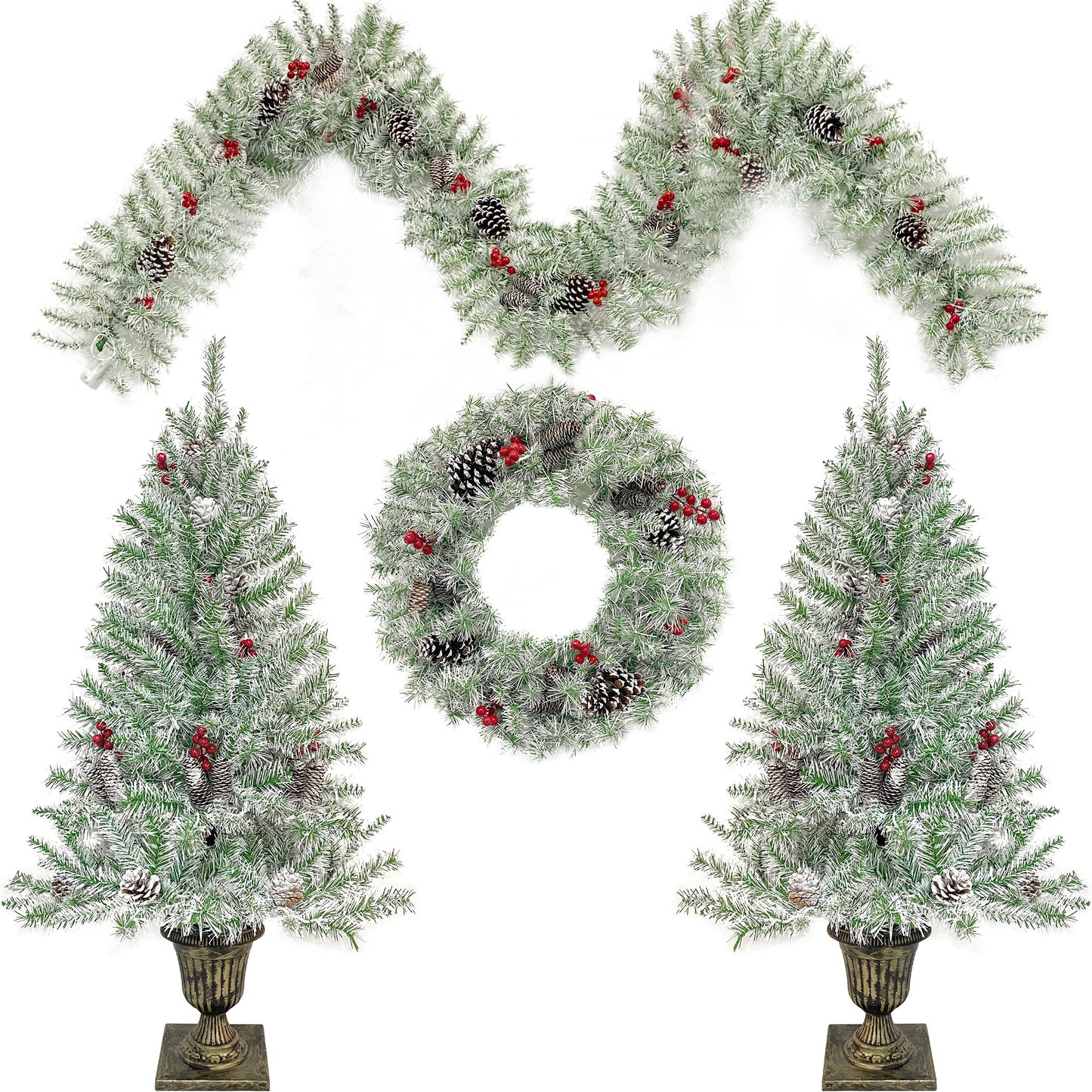 Festive Glow Holiday Tree Set