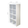 Modern White Cube Organizer: Stylish Storage for Home & Office