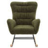 Cozy Teddy Rocking Chair in Dark Green