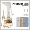 Elegant Full-Length Solid Wood Mirror