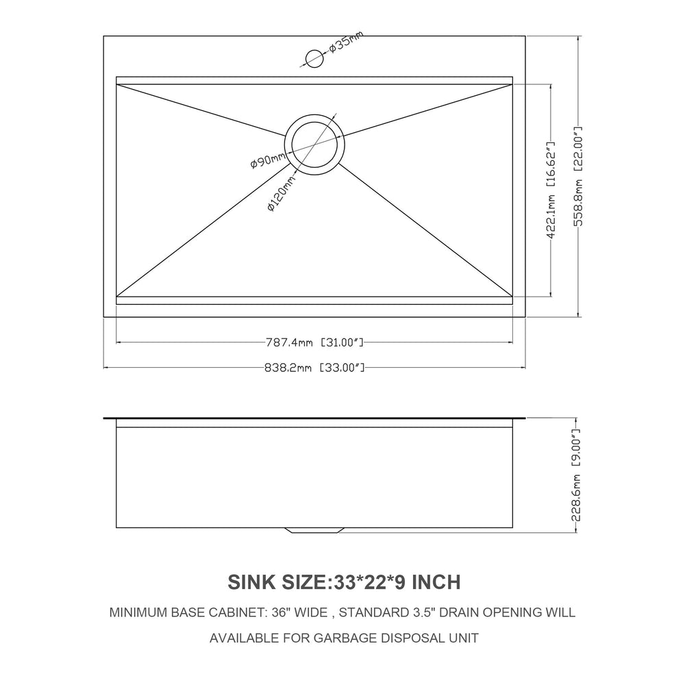 Ultimate Workstation Drop-In Kitchen Sink