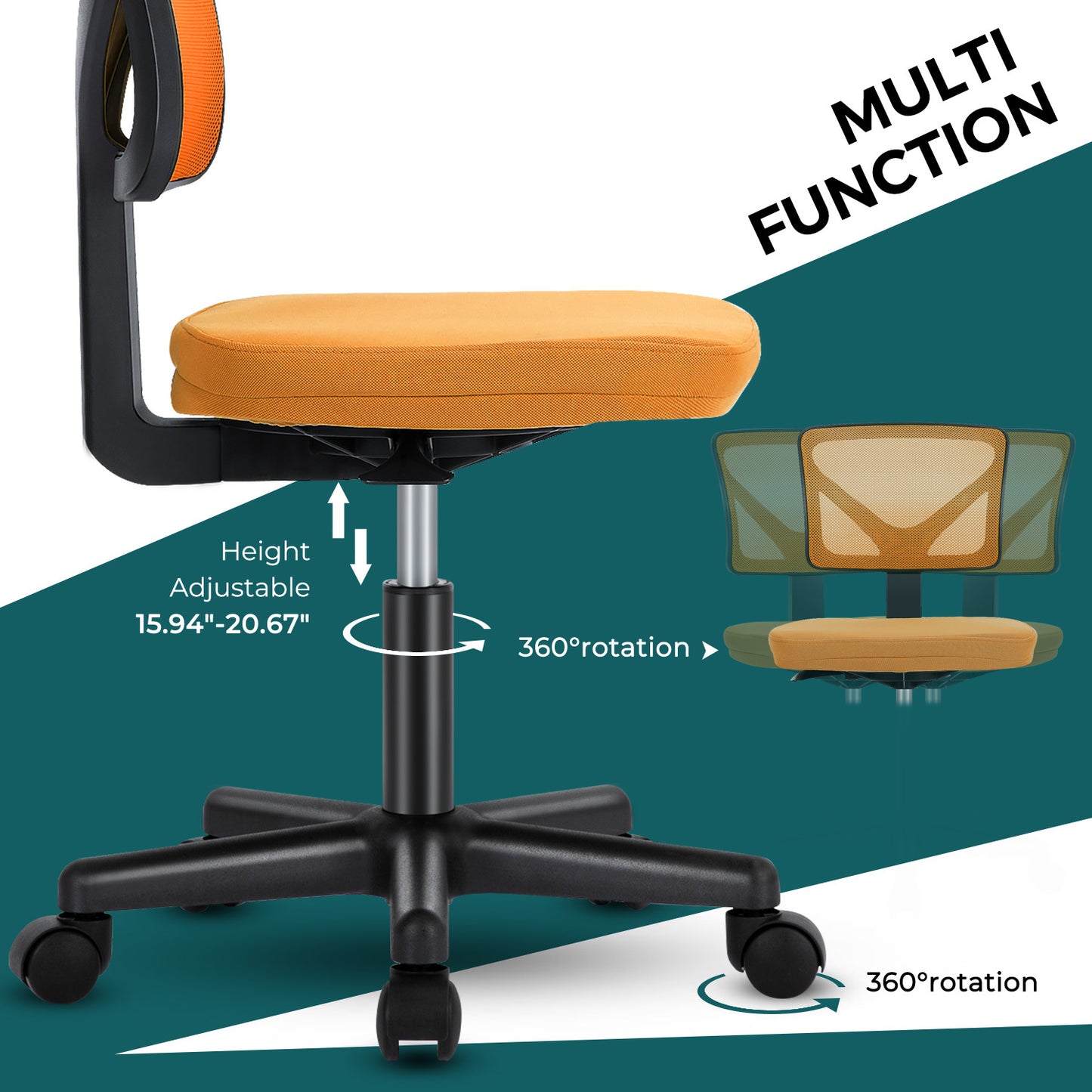 Cozy Lumbar Support Desk Chair