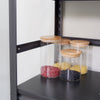 Sturdy Rolling 5-Tier Metal Shelving Unit - Perfect for Kitchen & Garage