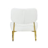 Cozy Teddy Rocker with Chic Gold Legs