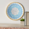 Light Blue Circle Wall Art