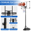 Adjustable Portable Basketball Hoop for All Ages