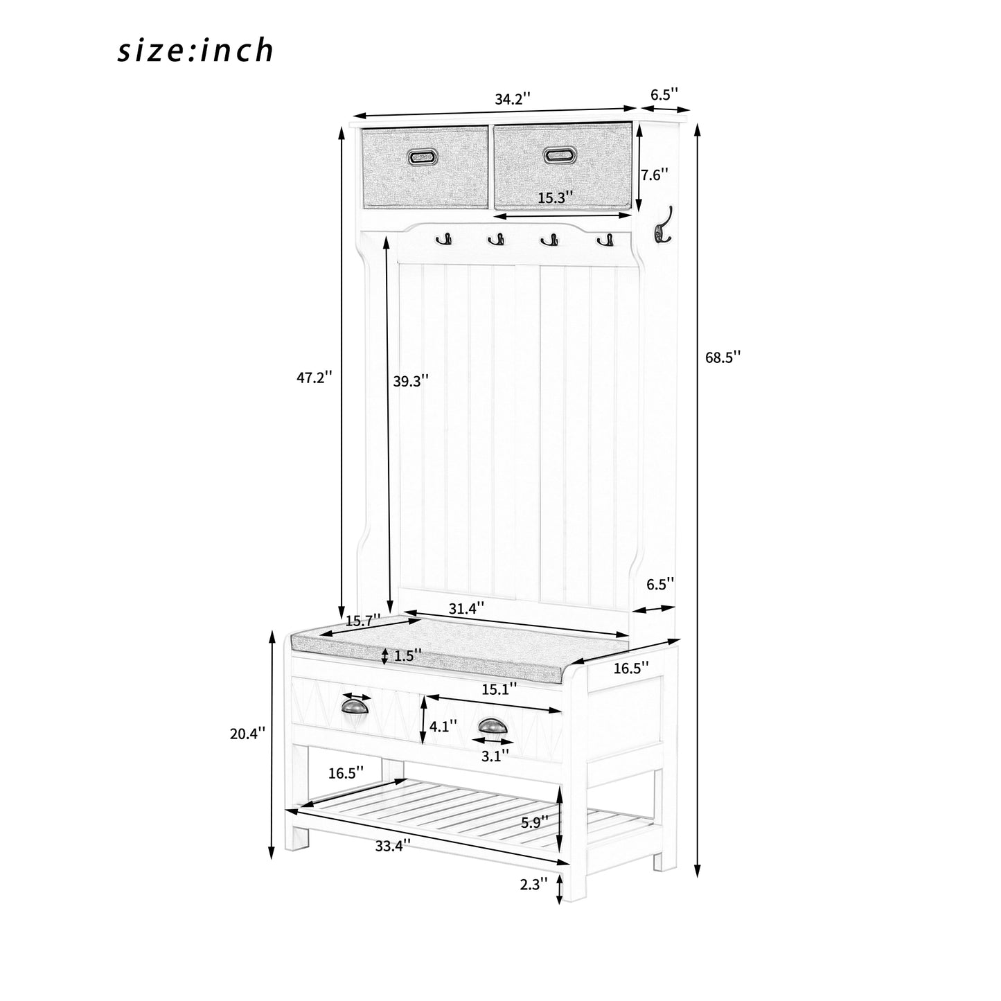 Welcome Home Storage Bench