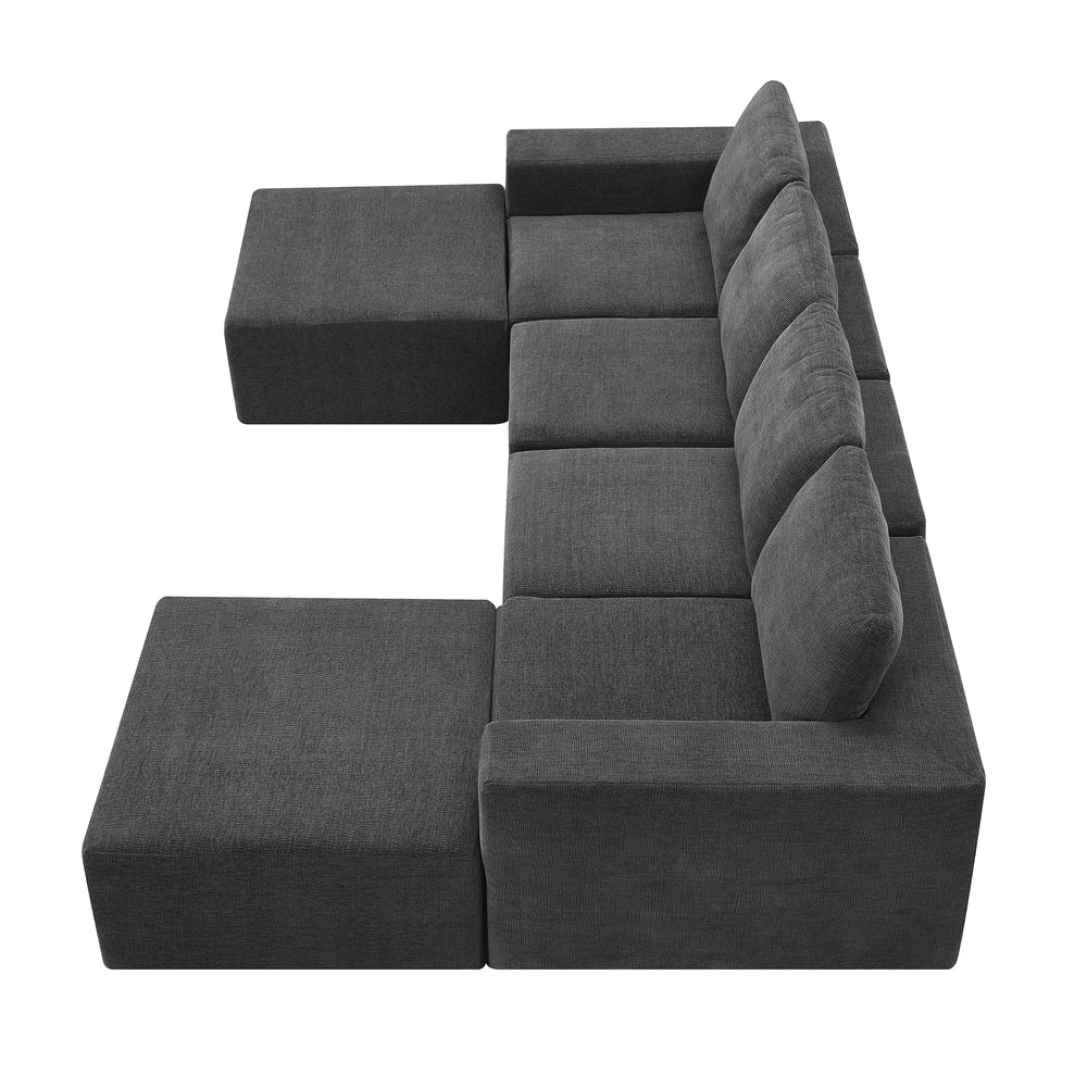 Cozy Modular U-Shaped Sofa Set