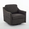 Chic Swivel Accent Chair with USB & Storage