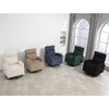 Cozy Glider Rocking Chair in Soft Flannel
