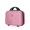 Pink Pop Luggage Duo: Lightweight Suitcases with Spinner Wheels