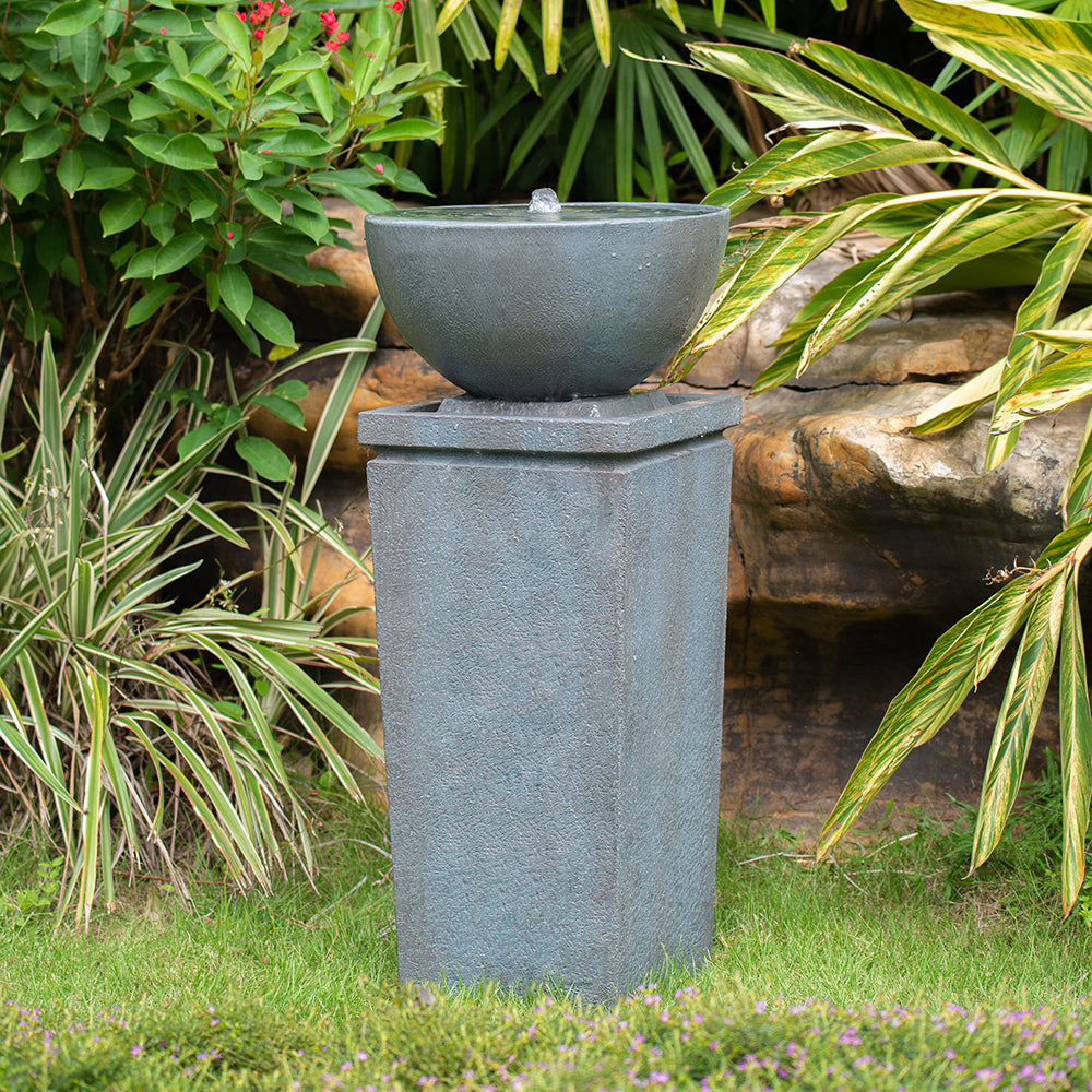 Zen Harmony Water Fountain & Bird Bath for Your Garden