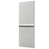 Sleek Sliding Door Set: Modern Melamine Panel with Track and Handle