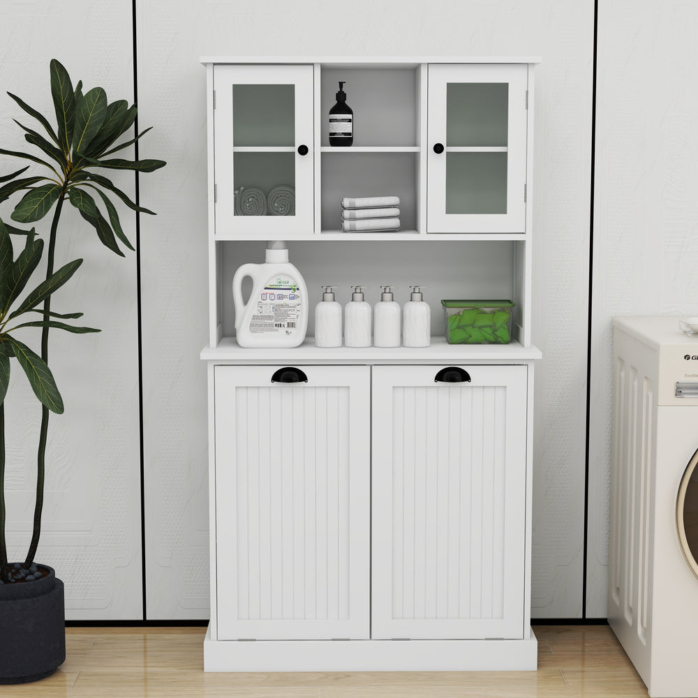 Smart Tilt-Out Laundry Cabinet