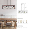Charming Retro Farmhouse Chandelier in Red