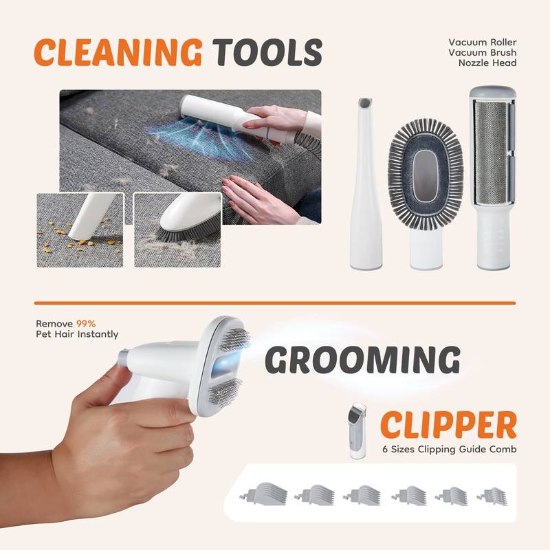 Pet Pro Grooming Clippers: Cordless, Quiet, and Versatile!