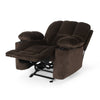 Cozy Chocolate Recliner with Cup Holders