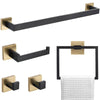 Sleek Stainless Steel Towel Bar Set