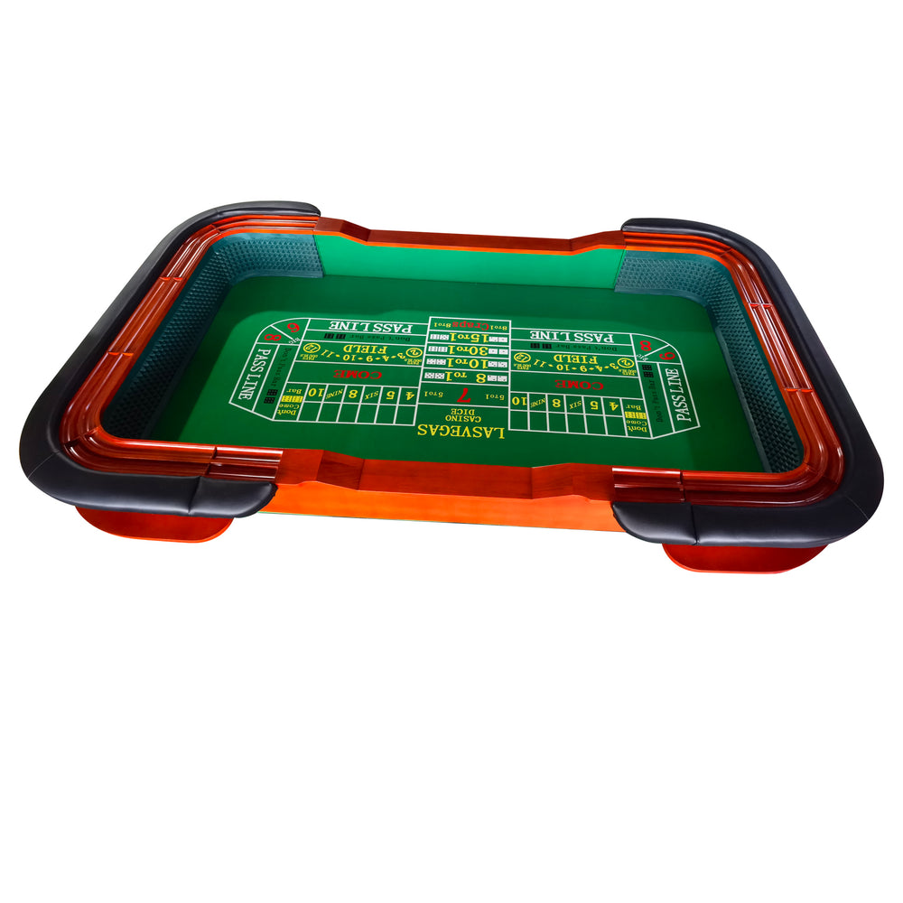 Green Classic Craps & Poker Table Game