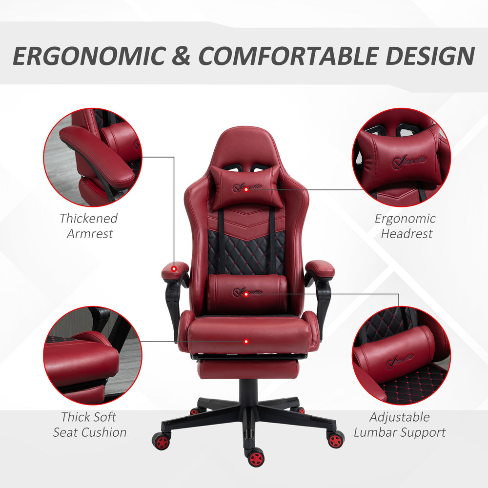 Rev Up Gamer Chair - Stylish Comfort for Serious Play