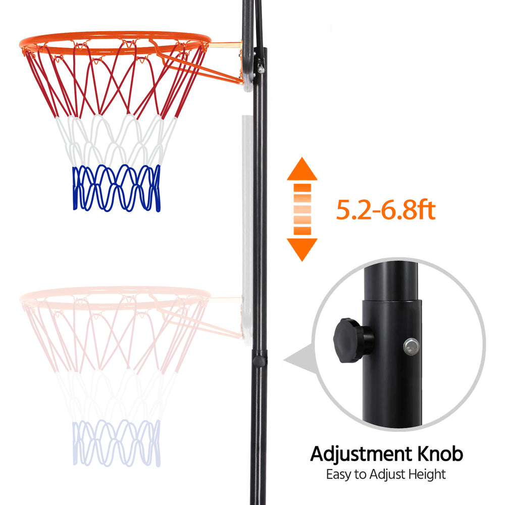 Adjustable Outdoor Basketball Hoop for All Ages